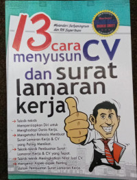 Image of 13 Cara Menyusun CV Dan Surat Lamaran Kerja